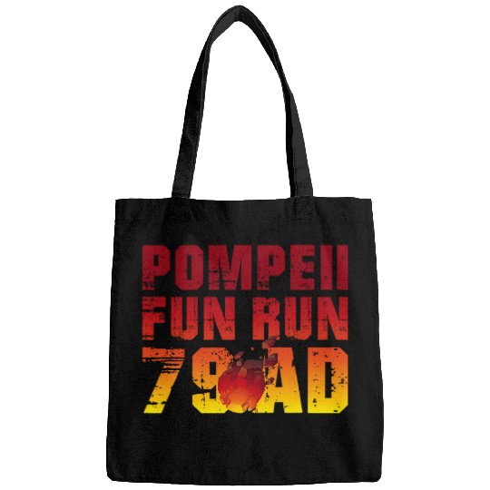 Pompeii Fun Run Geography Volcanologist Volcanology Apparel 2 Bags