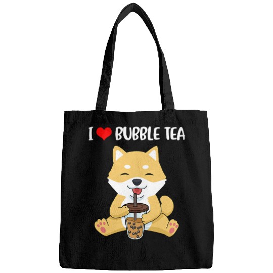 Dog Shiba Inu Women Boba Tea Gifts Men Kawaii Bubble Tea Bags