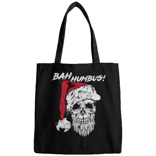 Bah Humbug Grumpy Santa Skull Funny Christmas Pirate 21 Bags
