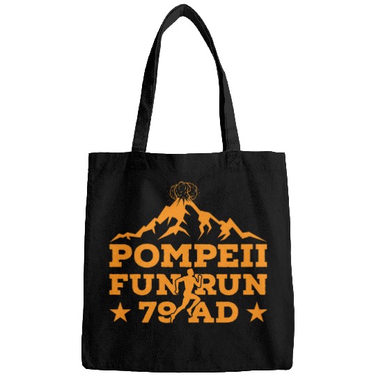 Pompeii Fun Run Geography Volcanologist Volcanology Apparel 1 Bags