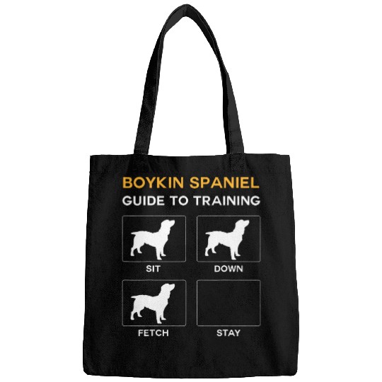 Boykin Spaniel Guide To Training Dog Obedience Dog Lover Bags