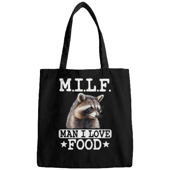 Raccoon Pet MILF Man I Love Food Raccoon 2 Bags