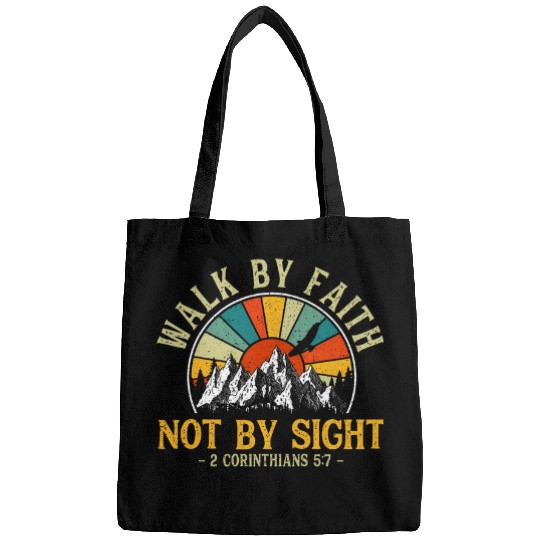 Walk By Faith Not By Sight s Bible Verse Gift Christian 1 Bags