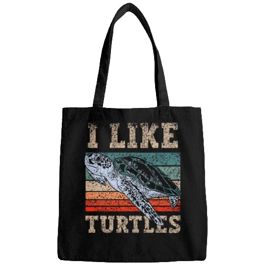 Turtle Pet I Like Turtles Lover Turtle Pet Animal Bags