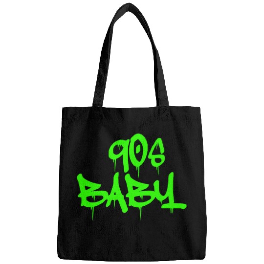 CUTE 90S BABY LIME GREEN GRAFFITI CREATIVE COLLECTION Bags