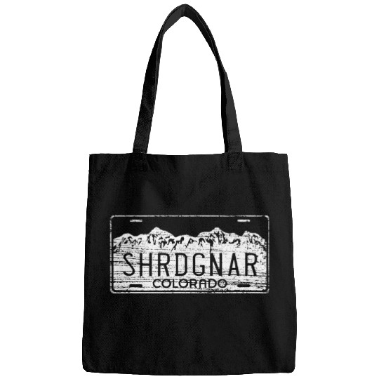 Skiing Ski Snowboard Colorado License Plate Shredding Gnar Bags