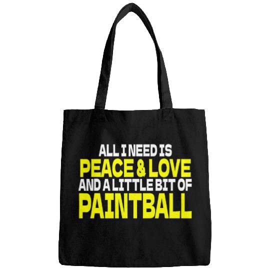 paintballs Markierer Design Gotcha Peace Love Paintball Bags