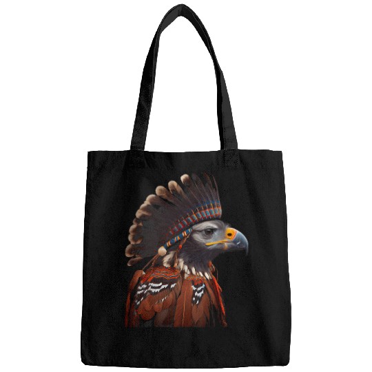 African Collared Dover Bird Native American Indian Northwest Bags