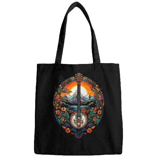 Abstract Nature Banjo Decorative Artistic Music Musician 21 Bags