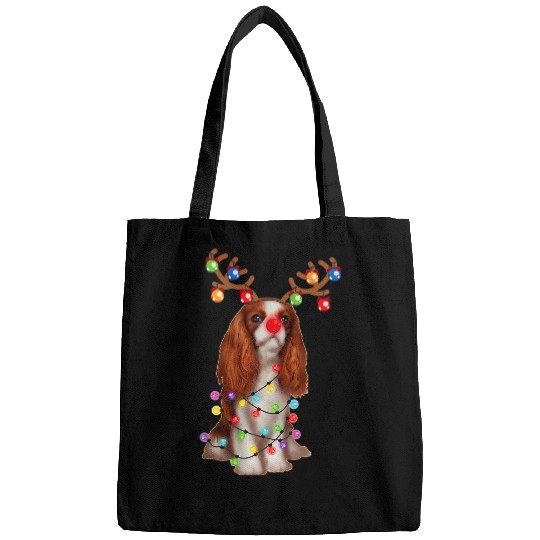 Christmas Dog Lover Cavalier King Charles Spaniel Xmas Bags
