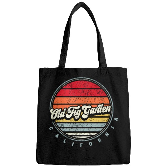 Retro Old Fig Garden homes State Cool 70s Style Sunset Bags