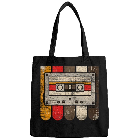 80s Music Lover Cassette Mixtape Eighties Retro Cassette Bags