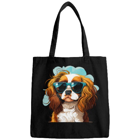 Funny Cavalier King Charles Spaniel Cute Cool Sunglasses 3 Bags