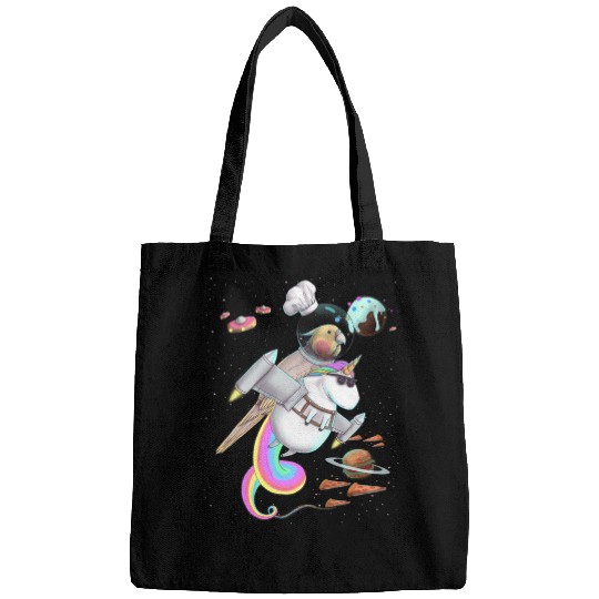 Cockatiel Parrot Riding Unicorns Food Space Party Planet Bird 21 Bags