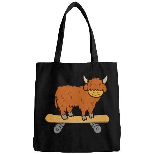 Cow Lover Skateboard Highland Cow Love Highland Cows Bags