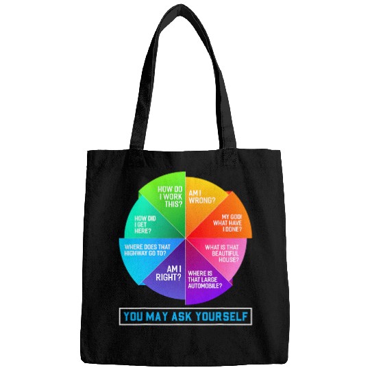 80s Music Retro Lyrics Pie Chart You May Ask Yourself Retro 23 Bags