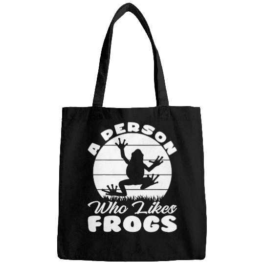 A Person Who Likes Frogs I Aesthetic Frog I Toad I Frog Bags