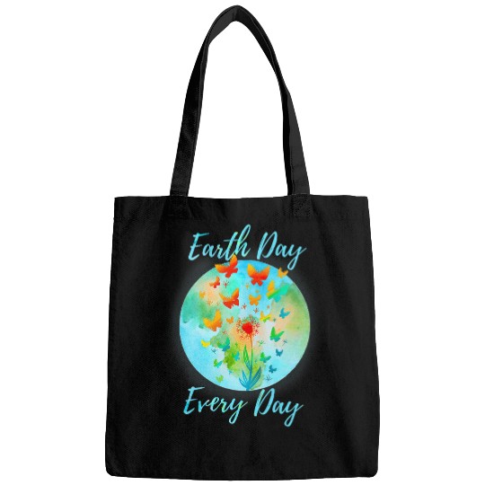 Earth Day 2World Planet Environmental Butterfly Nature Bags
