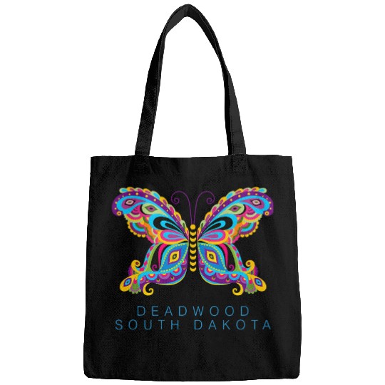 Deadwood South Dakota Souvenir Butterfly Graphic 21 Bags
