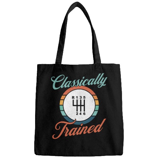 Classically Trained Retro Manual Transmission 3 Pedal Racing Bags