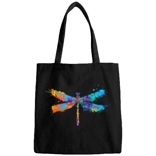 Colorful Aesthetic Boho Dragonfly Gift for Dragonfly Love Bags