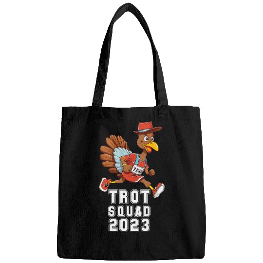 Turkey Trot Squad Funny Thanksgiving Day Run Bags