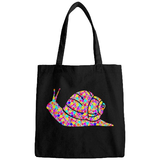 International Dot Day Colorful Dotted Snail Bags