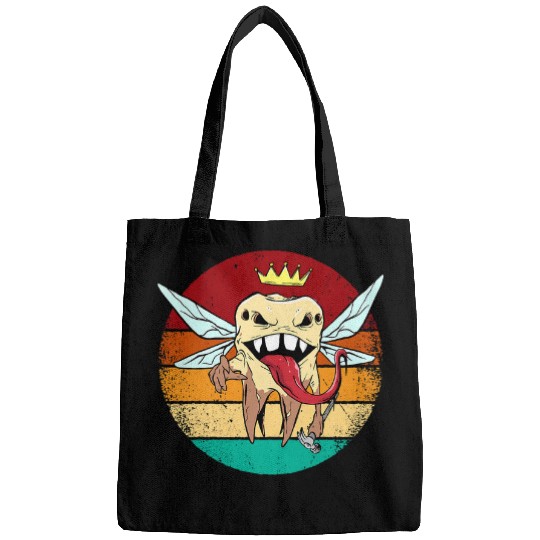 Creepy Tooth Fairy Halloween dentists Costume Scary Gothic Bags