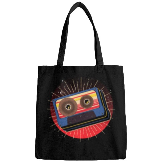 1980s Mixtape 80s Music Lover Eighties Retro Cassette Bags