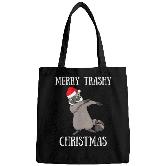 Raccoon Pet Merry Trashy Christmas Dabbings Raccoon Trashmas Dab Dance Bags