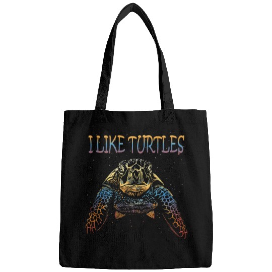 Turtle Pet I Like Turtles Tortoise Funny Turtle Pet Owner Bags