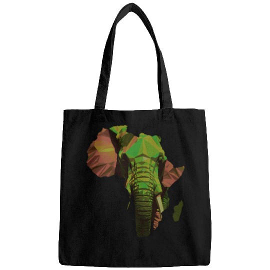 African Elephant Art Freedom Mom Black History Juneteenth Bags