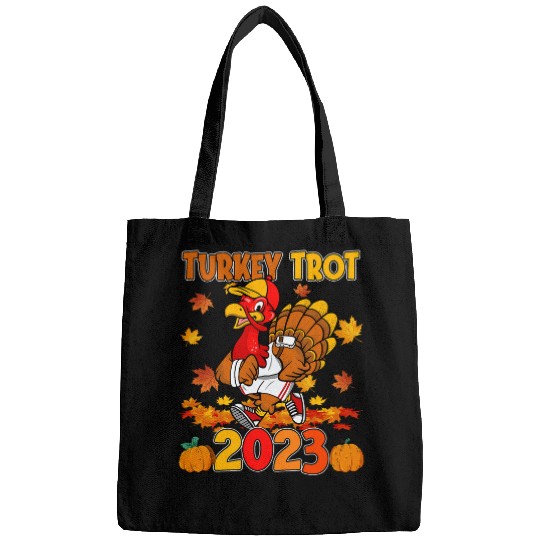 Lacrosse Gift Happy Thanksgiving Day 2Pumpkin And Run Cute Turkey Trot Bags