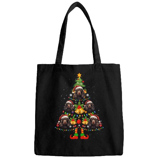 Boykin Spaniel Christmas Tree Gifts Funny xmass Dog Lover Bags
