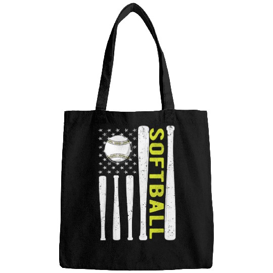 American Flag Softball Team vintages USA Bags