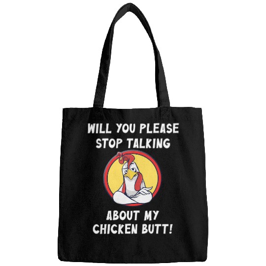 Chicken Lover Funny Guess What Chicken Butt 2Talking Bags