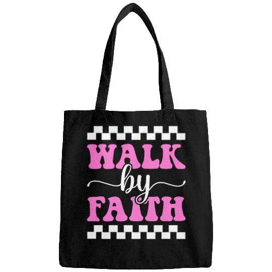 Walk By Faith Not By Sight God Jesus Christian Bags