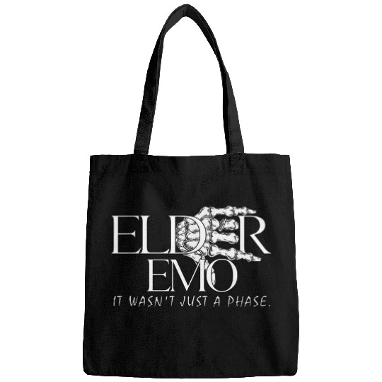 Elder Emo It Wasnt Just A Phase Funny Emo Music Fan Scene Bags