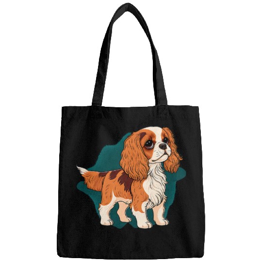 Funny Cavalier King Charles Spaniel Cute Bags