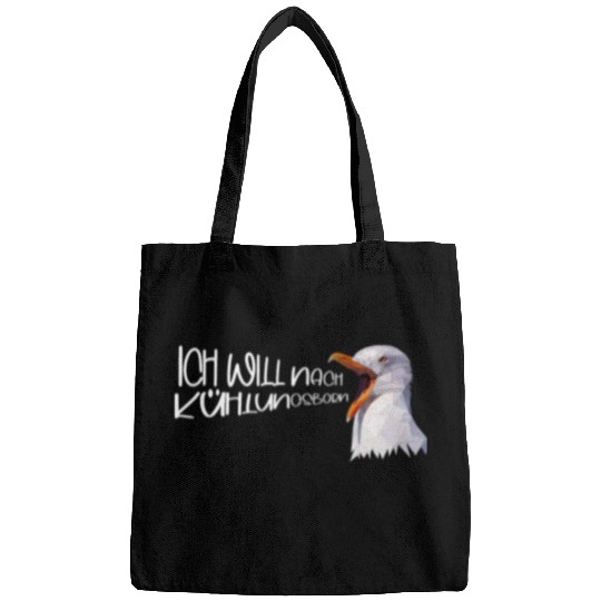 Cooling born Baltic Sea Bath Coast Seagull Seagulls Bags