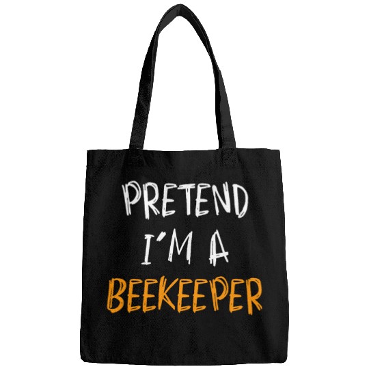 Pretend Im A Beekeeper Funny Lazy Halloween Costume Bags