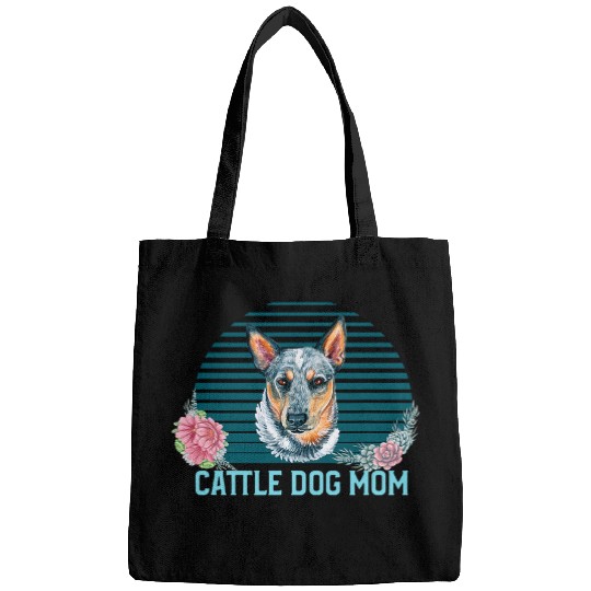 Australian Cattle Dog Mom Blue Heeler Dog Working Ranch Dog Bags
