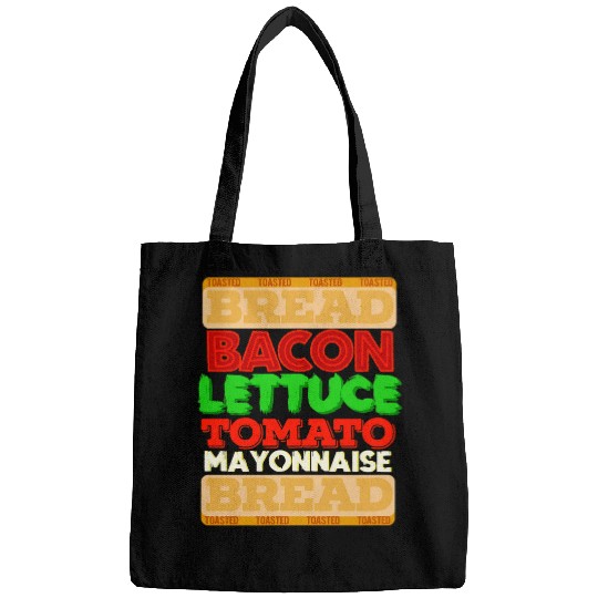 Lacrosse Gift Bacon Lettuce Tomato BLT Graphic Bags