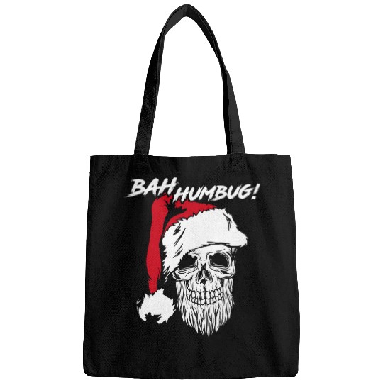 Bah Humbug Grumpy Santa Skull Funny Christmas Pirate 22 Bags