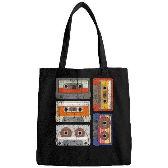 80s Music Lover Retro Cassettes Mixtape 1980s Cassette Bags