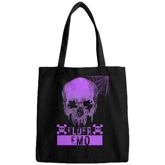 Elder Emo Funny Emo Music Fan Scene Alternative 90s Kids Pun 7 Bags