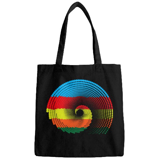 Abstract Art For International Dot Day 2Boho Style Art Bags