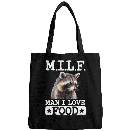 Raccoon Pet MILF Man I Love Food Raccoon 3 Bags