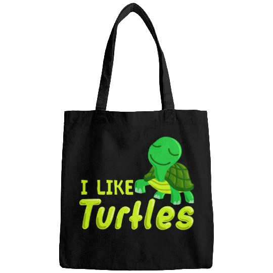 Turtle Pet I Like Turtles Sea Turtle Tortoise Marine Biology Bags
