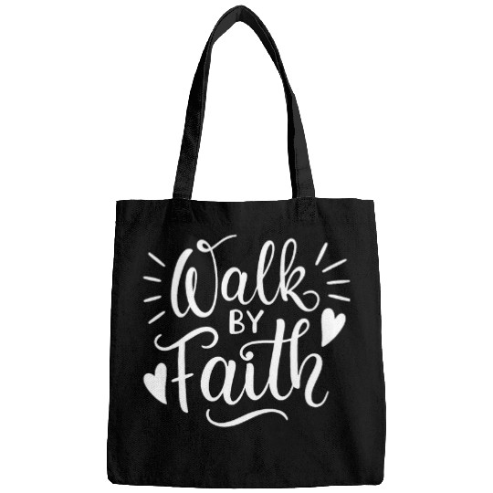 Walk By Faith Not By Sight Women Men Kids Christian Bags